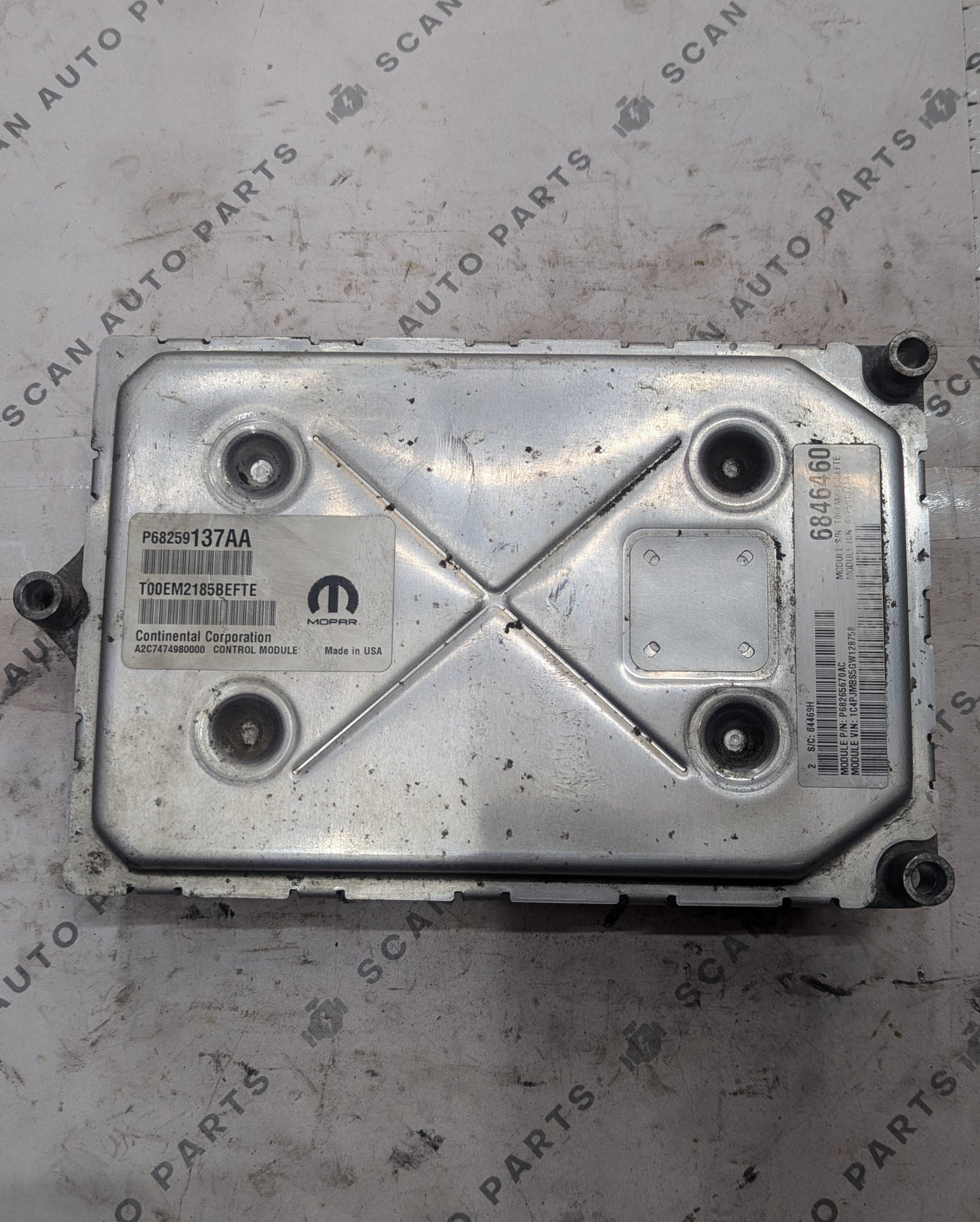 Used 2016 Grand Cherokee Mopar P68259137AA ECU A2C7474980000 / P68265670AC