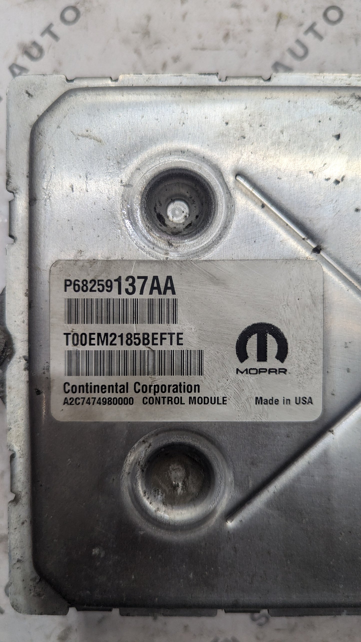 Used 2016 Grand Cherokee Mopar P68259137AA ECU A2C7474980000 / P68265670AC