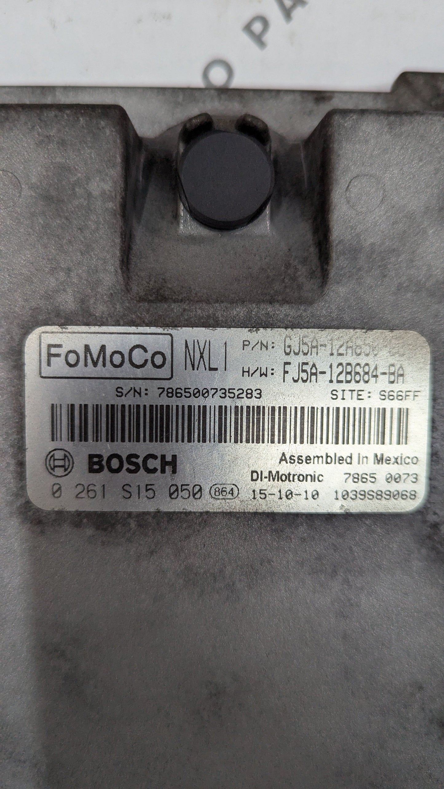 Used 2016 Ford Escape Bosch GJ5A-12A650-GB ECU 0261S15050 /FJ5A-12B684-BA
