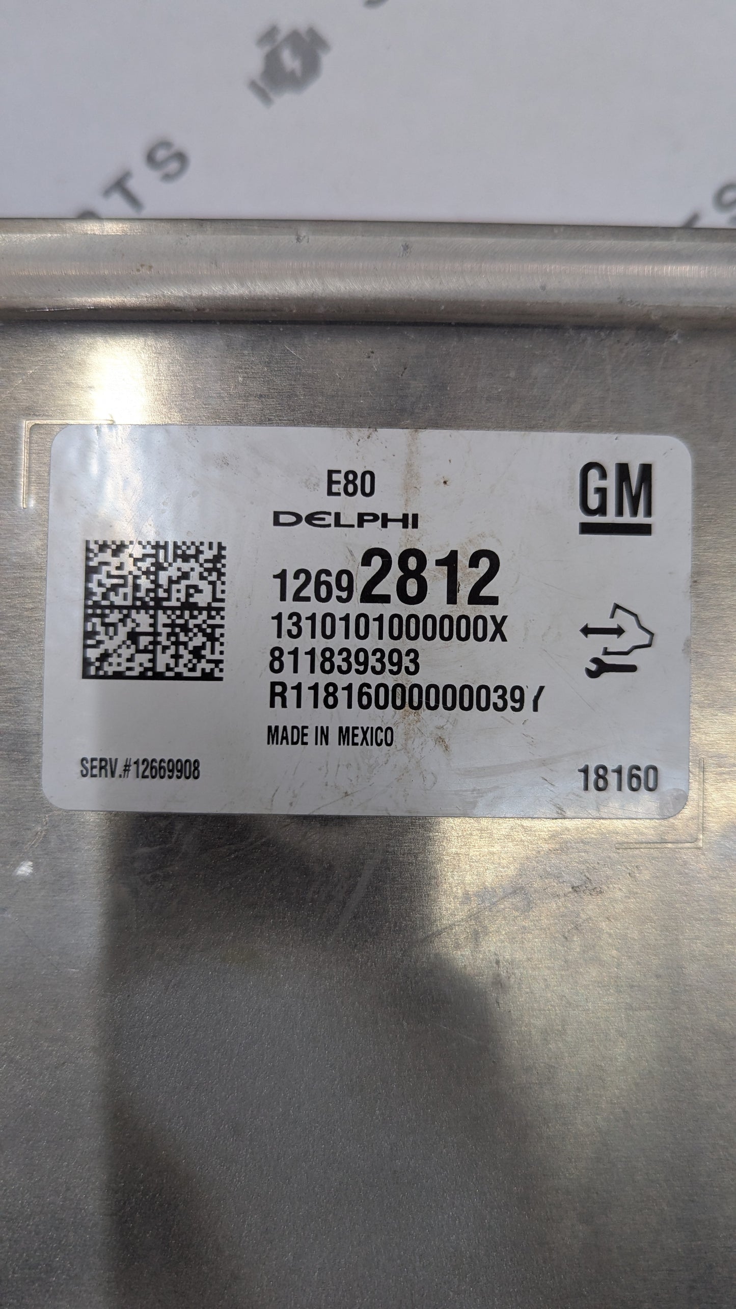 Used 2018 Chevrolet Cruze Delphi E80 12692812 ECU 1310101000000X / 811839393