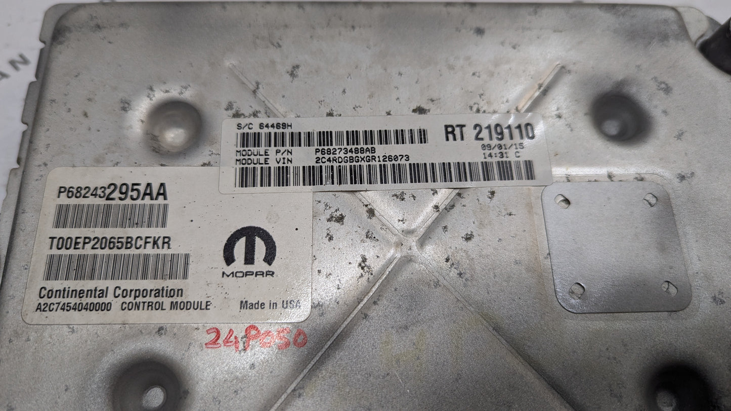 Used 2016 Dodge Grand Caravan  Continental  P68243295AA ECU A2C7454040000