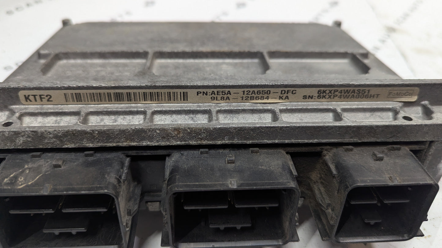 Used 2011 FORD FUSION FoMoCo AE5A12A650DFC ECU 6KXP4WAS51 / AE5A-12A650-DFC