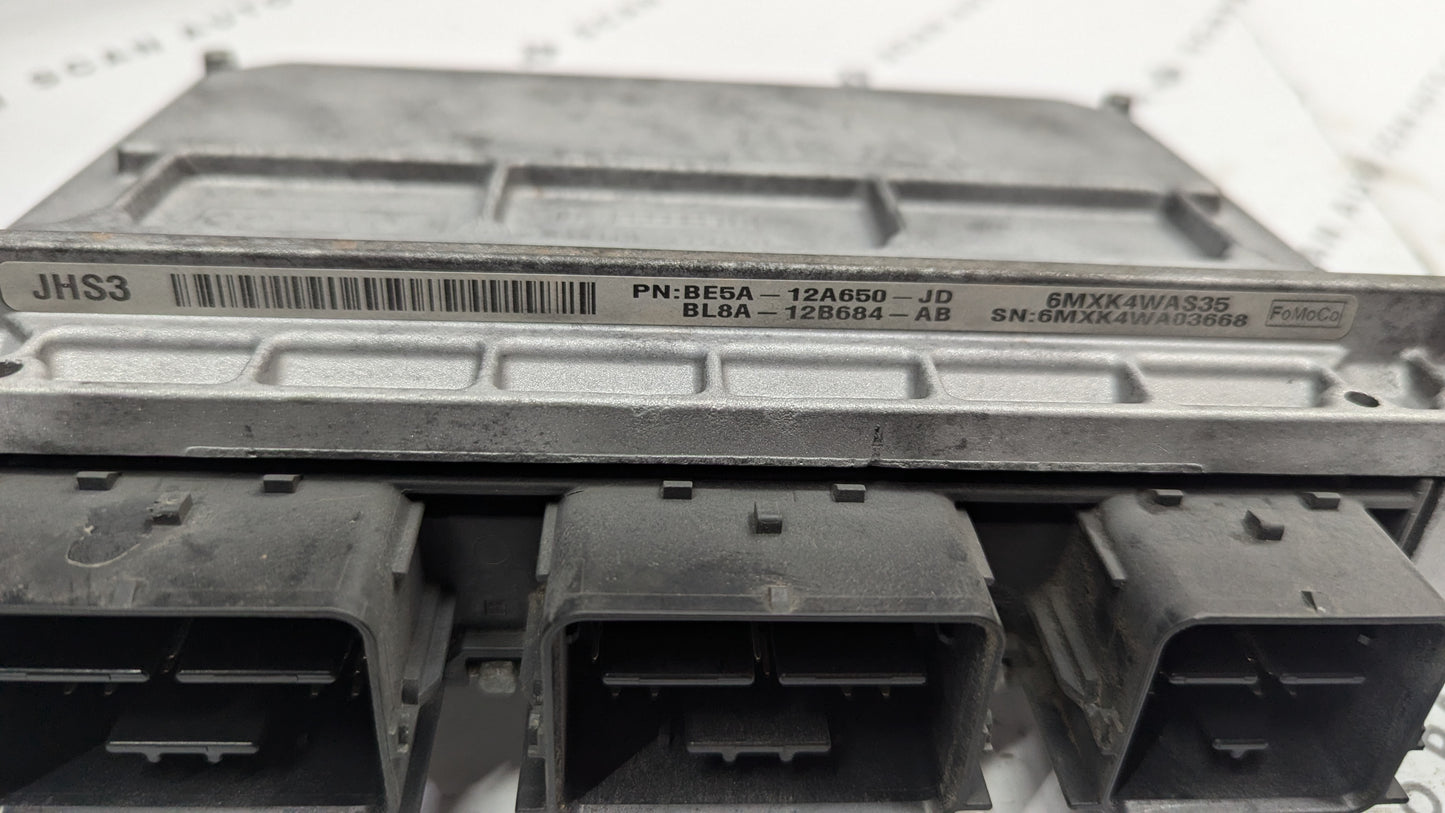 Used 2011 FORD FUSION FoMoCo BE5A12A650JD ECU 6MXK4WAS35 / BE5A-12A650-JD