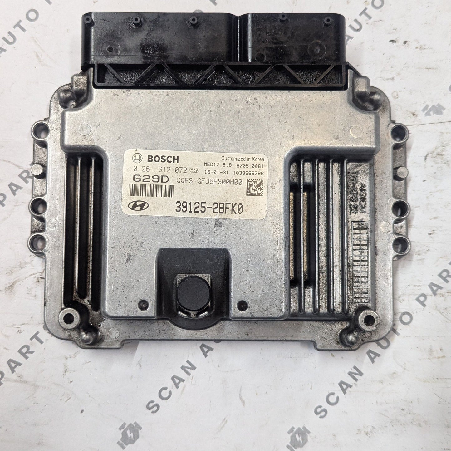Used 2016 HYUNDAI VELOSTER Bosch MED17.9.8 /  1039S86796 ECU 0261S12072