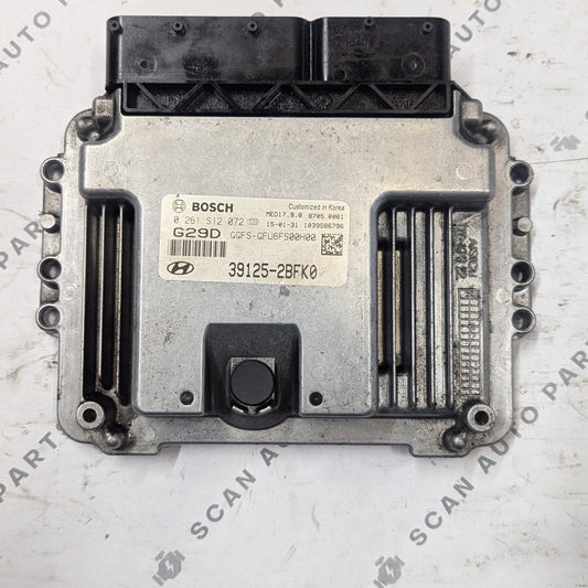 Used 2016 HYUNDAI VELOSTER Bosch MED17.9.8 /  1039S86796 ECU 0261S12072