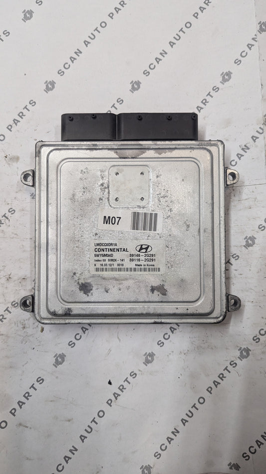 Used 2012 Hyundai Tucson Continental  SIM2K-141 / 39146-2G291 ECU 5WY5M34D / 39146-2G291
