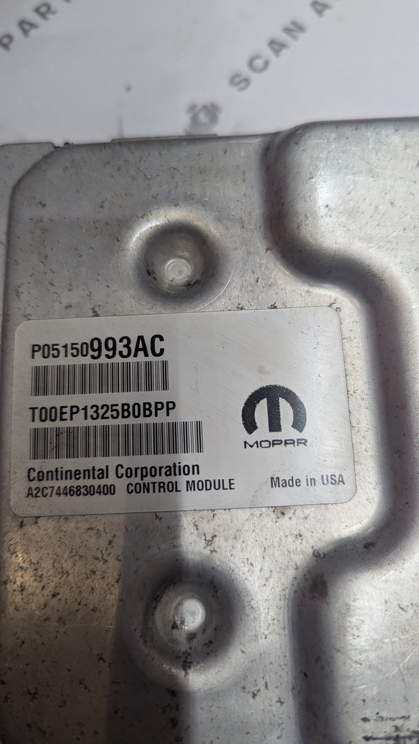 Used  Continental  P05150993AC ECU