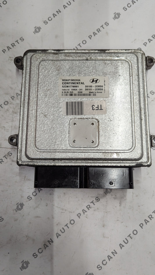 Used 2014 - 2016 Hyundai Elantra Continental  SIM2K-241 / 39100-2EMB6 ECU
