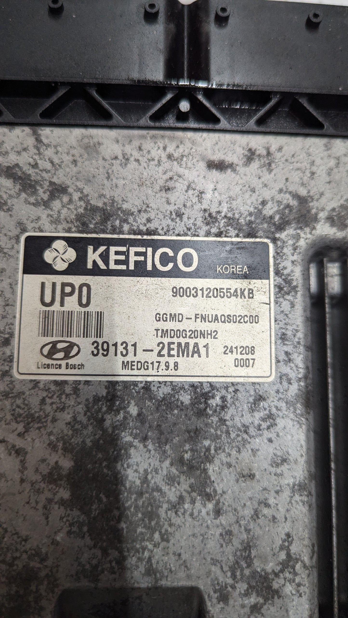 Used 2014 Hyundai Elantra KEFICO MEDG17.9.8 / 39131-2EMA1 ECU