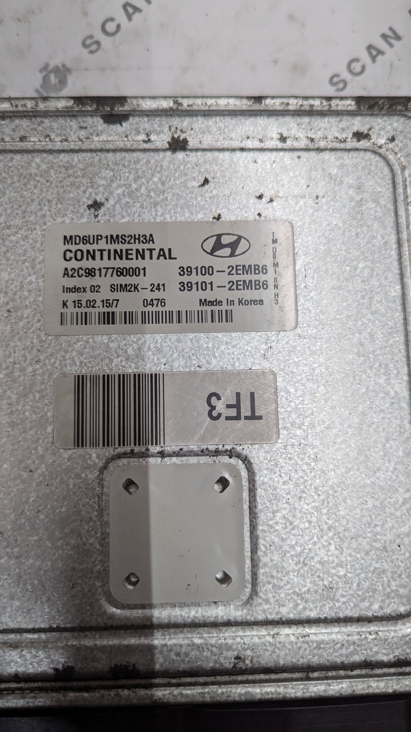 Used  Continental  SIM2K-241 / 39100-2EMB6 ECU