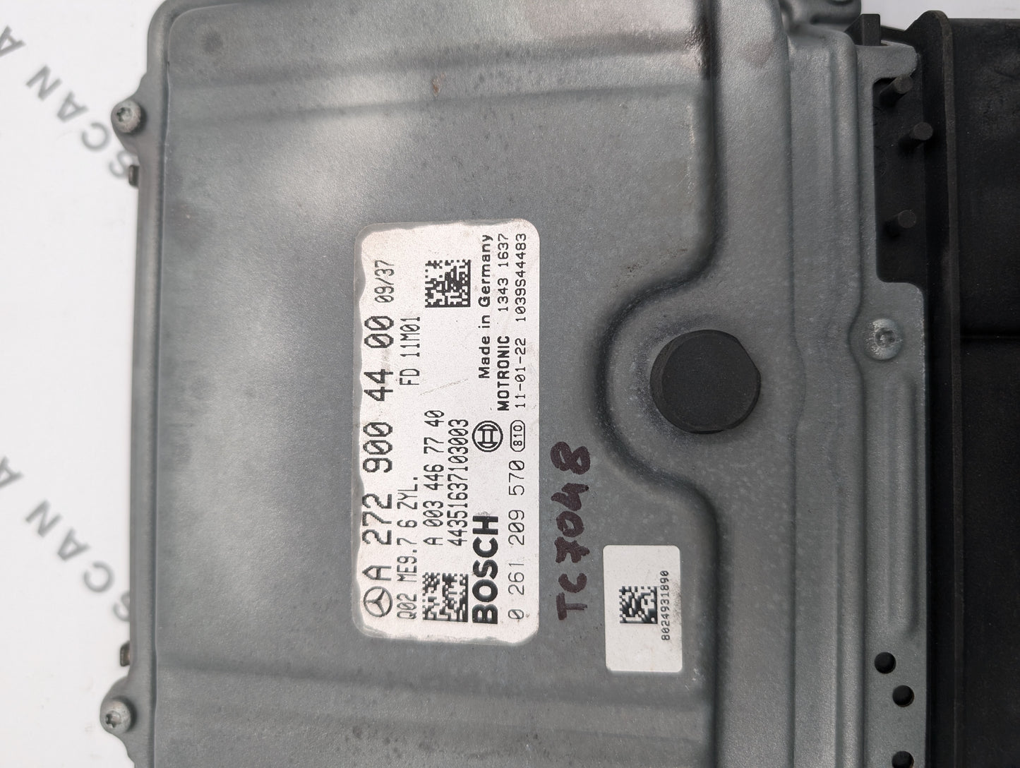 Used  Bosch ME9.7 / A2729004400 ECU 0261209570 / A0034467740