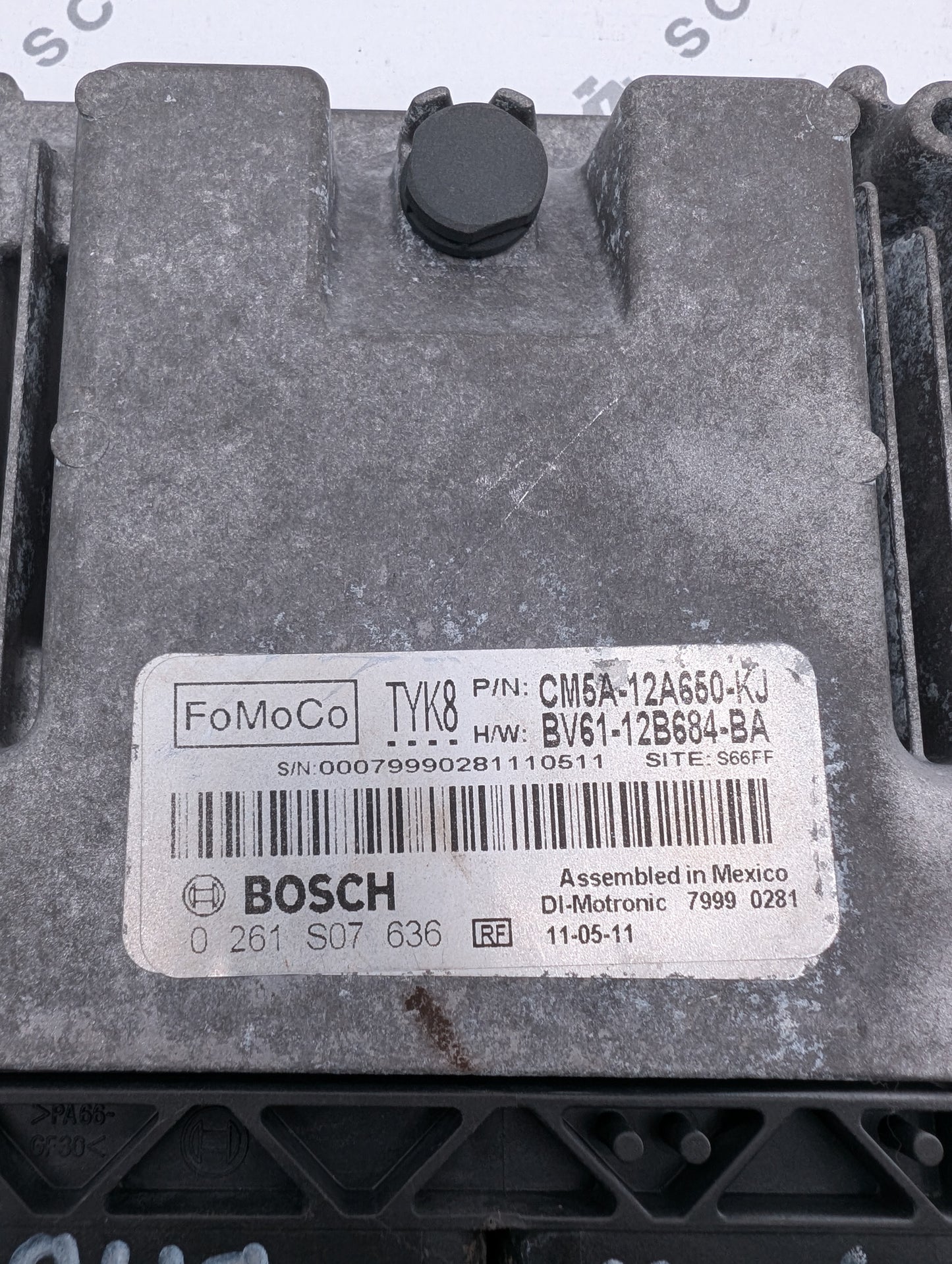 Used 2012 Ford Focus Bosch CM5A-12A650-KJ ECU 0261S07636