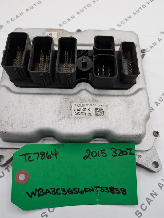 Used 2015 BMW 320i Bosch 863959401 / 0261S11652 ECU 170805774 DME