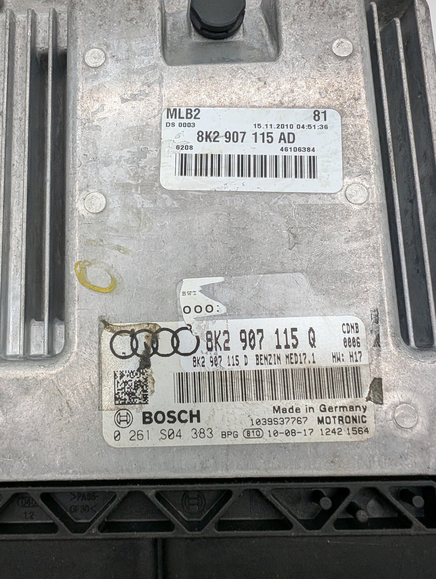Used 2011 AUDI A5 Bosch 8K2907115AD ECU 0261S04383