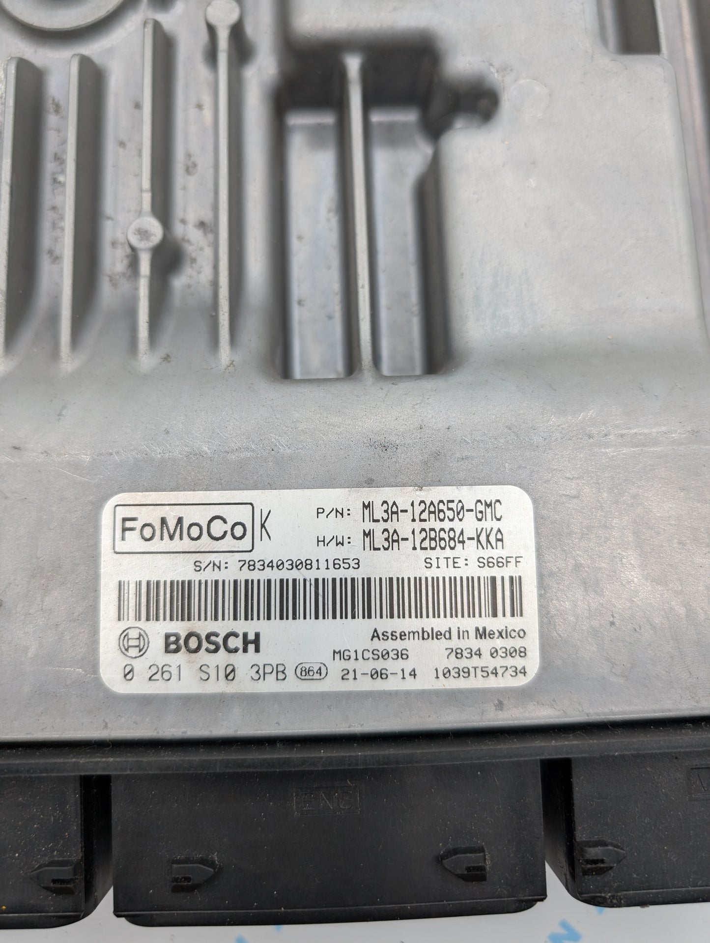 Used 2021 Ford FoMoCo F-150 Bosch MG1CS036 /0261S103PB/ML3A12A650GMC