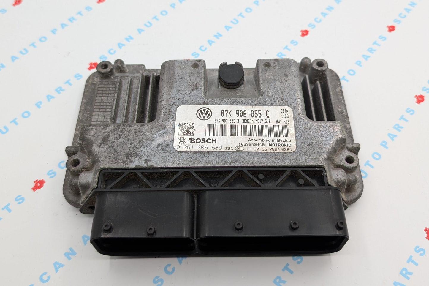 Used 2012 Volkawagen Beetle Bosch ME17.5.6 / 07K906055C ECU 0261S06689