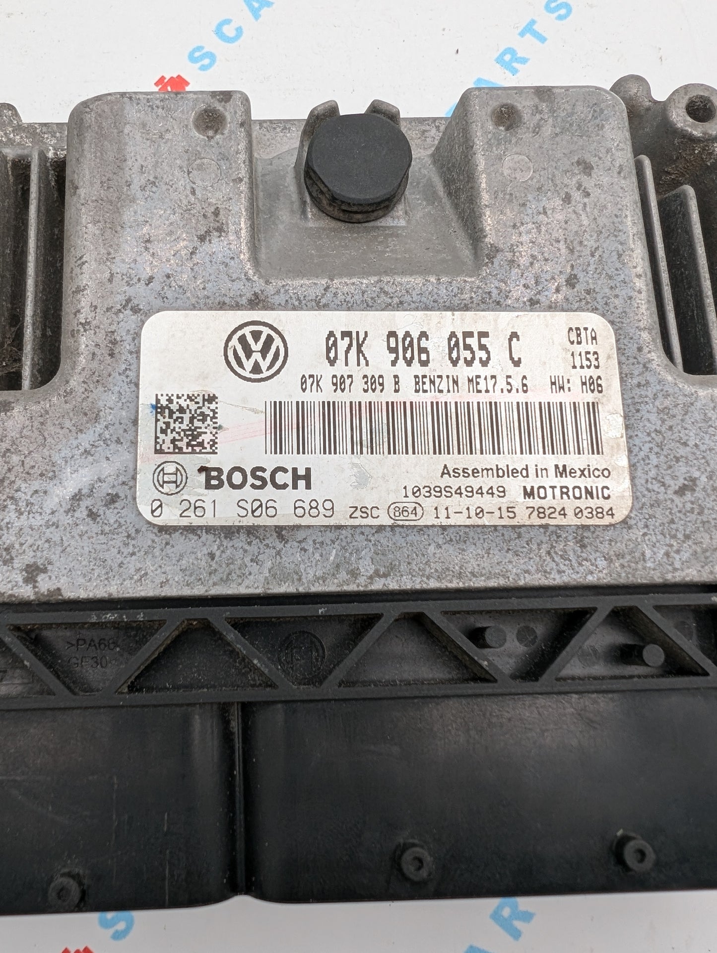 Used 2012 Volkawagen Beetle Bosch ME17.5.6 / 07K906055C ECU 0261S06689