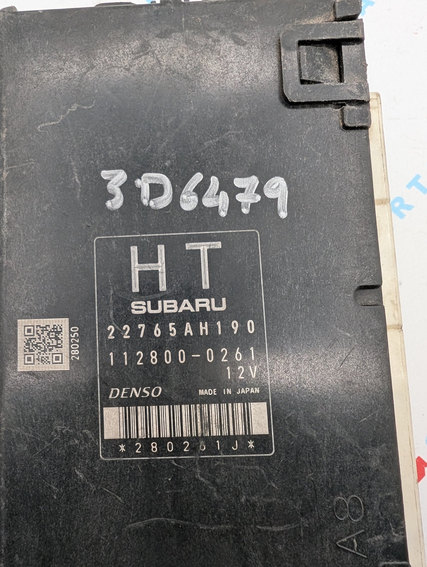 Used 2015 Subaru Impreza DENSO 22765AH190 ECU 112800-0261