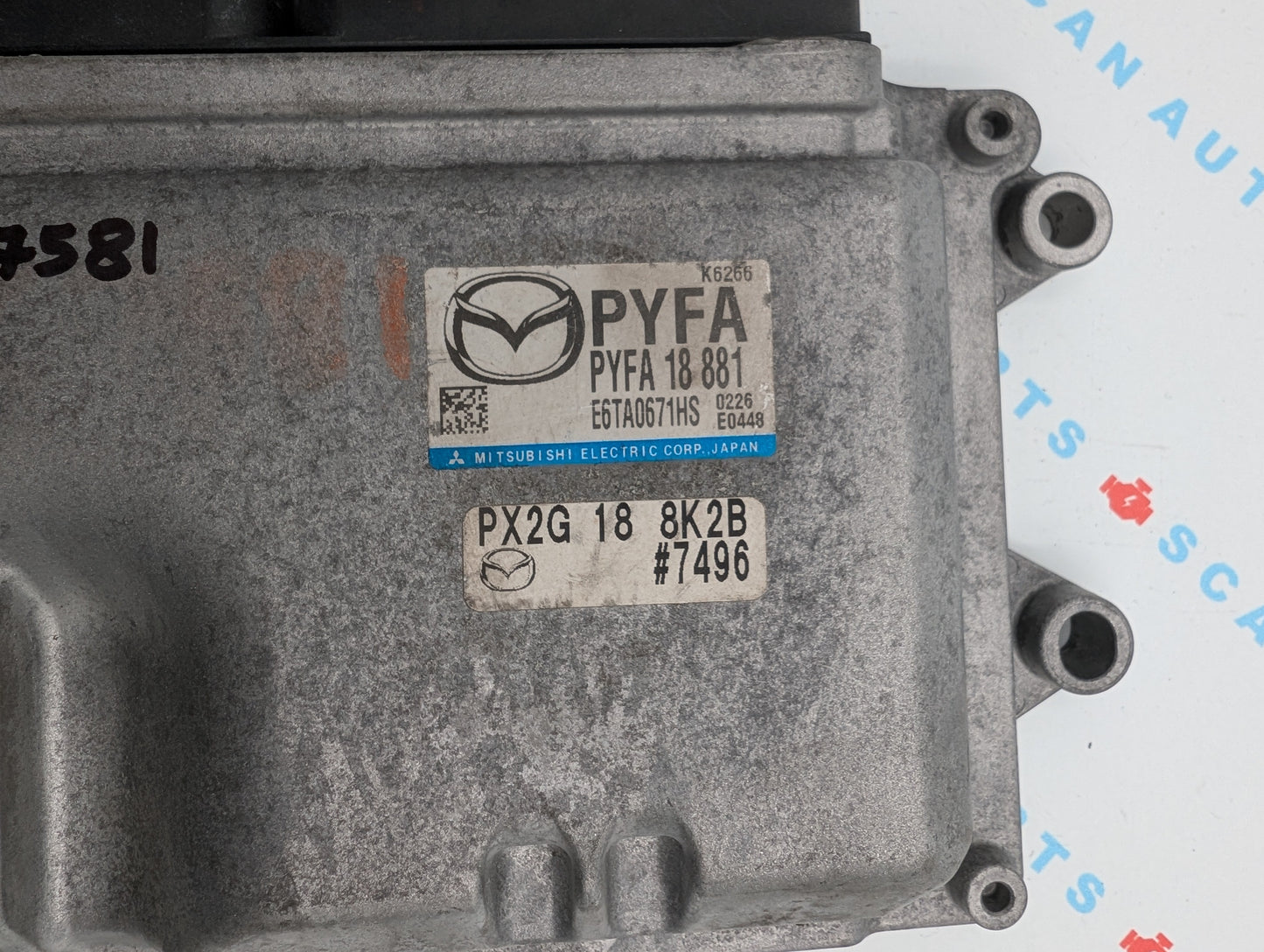 Used 2020 Mazda CX-5 Mitsubishi PYFA18881 ECU E6TA0671HS