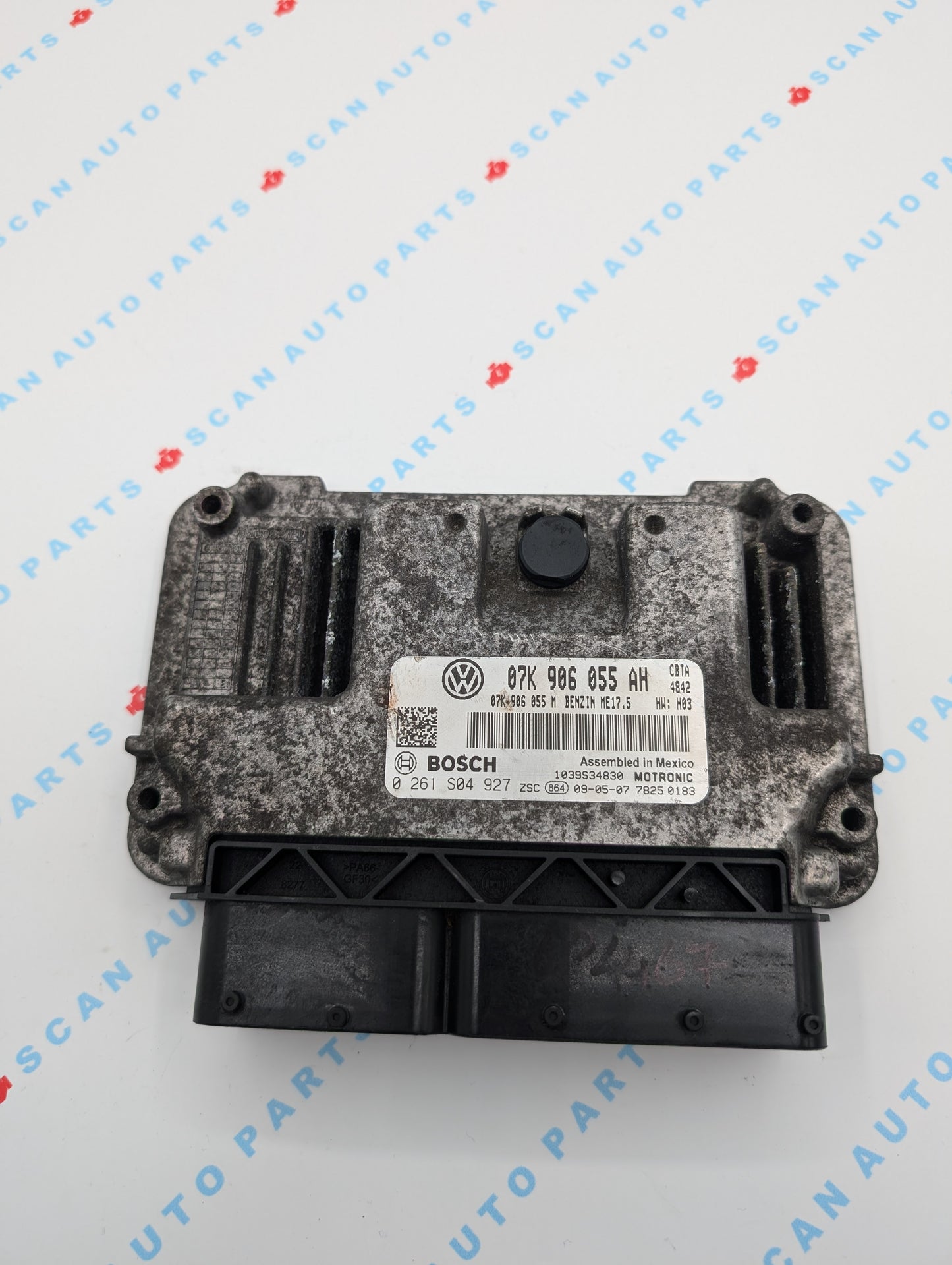Used 2010 Volkswagen Golf Bosch ME17.5 / 07K906055AH ECU 0261S04927