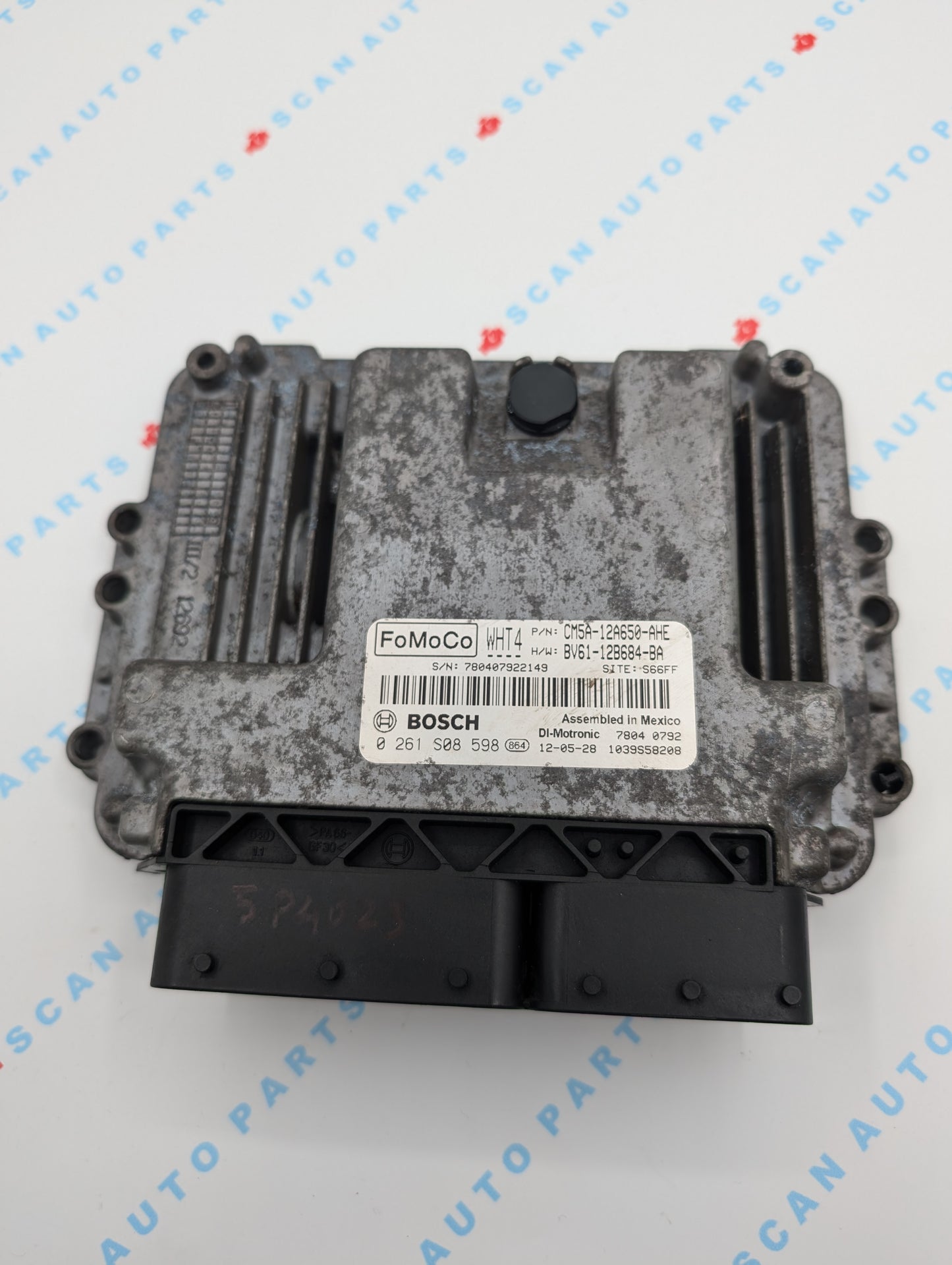 Used 2012 Ford Focus Bosch CM5A-12A650-AHE ECU 0261S08598