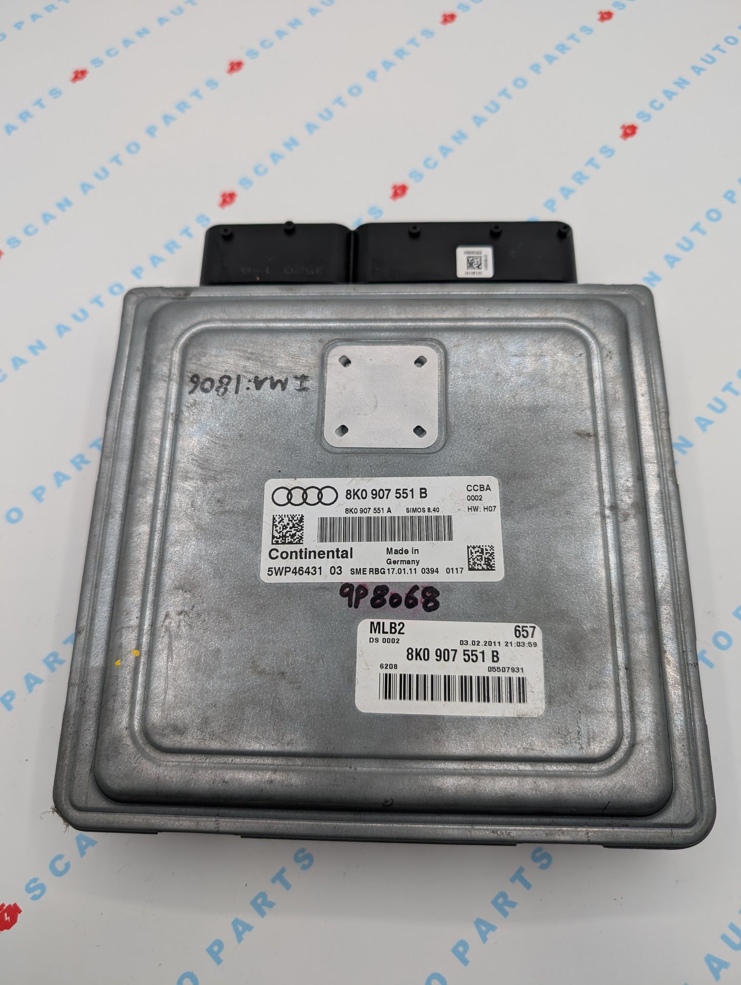 Used 2011 Audi S4 Continental Simos 8.40 / 8K0907551B ECU 5WP46431 03