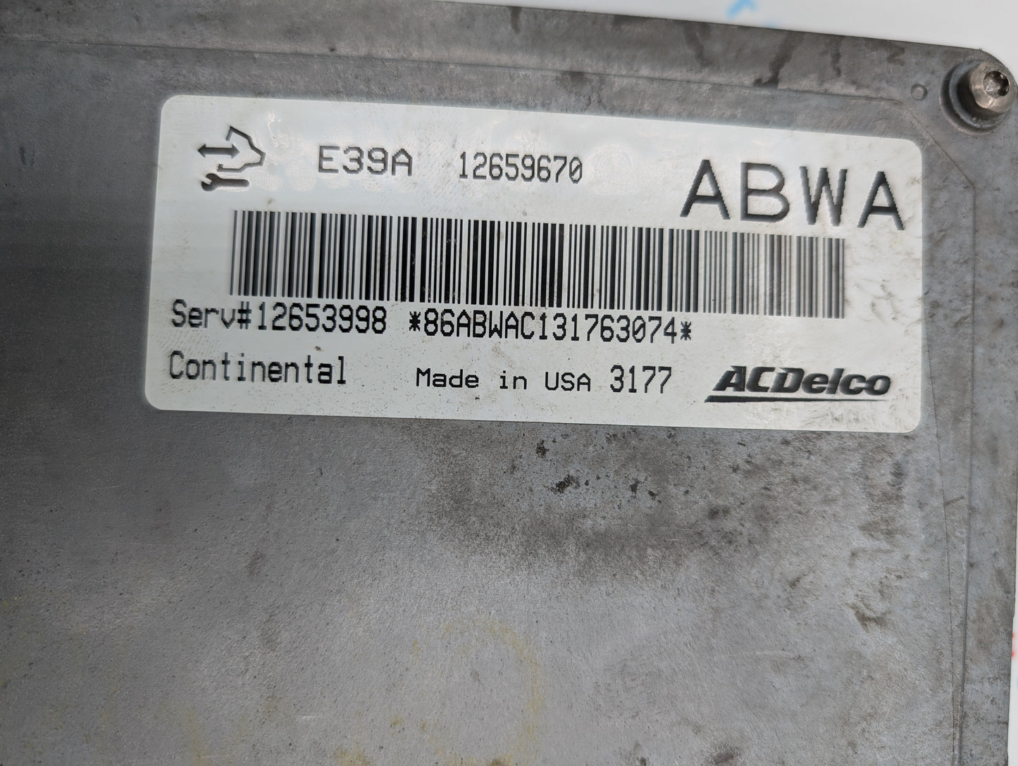 Used 2014 Cadillac ATS ACDelco E39A 12659670 ECU 12653998