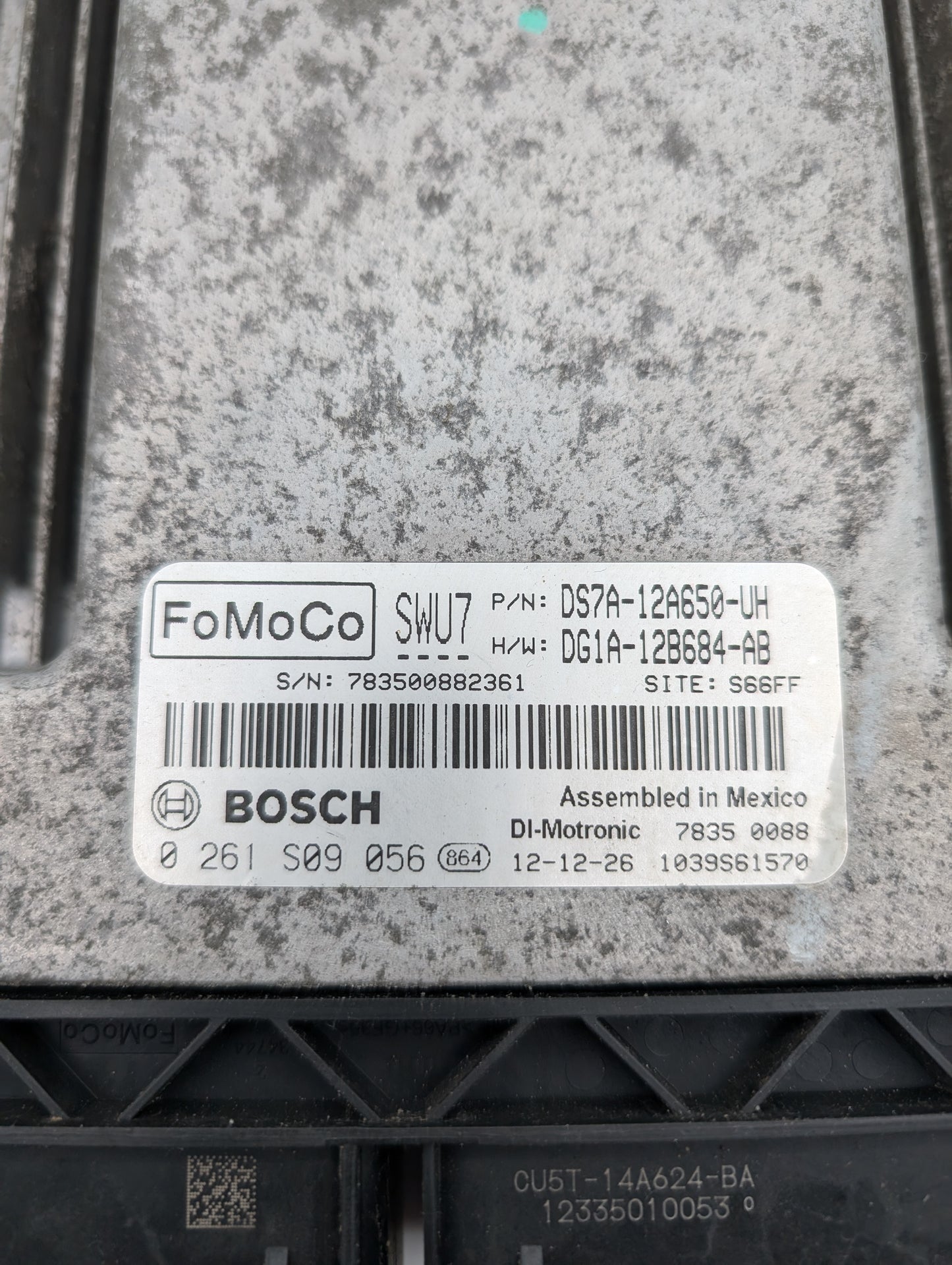 Used 2013 Ford Fusion FoMoCo DS7A-12A650-UH  ECU  0261S09056
