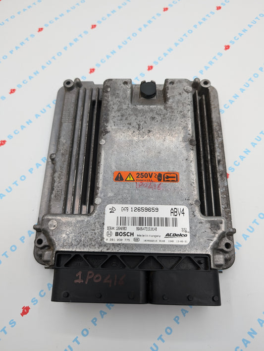 Used 2014 Chevrolet Cruze Bosch E47B 12659659 ECU 0281030775