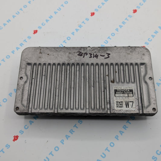 Used 2012 Toyota Yaris DENSO 89661-52R40 ECU 212000-6850