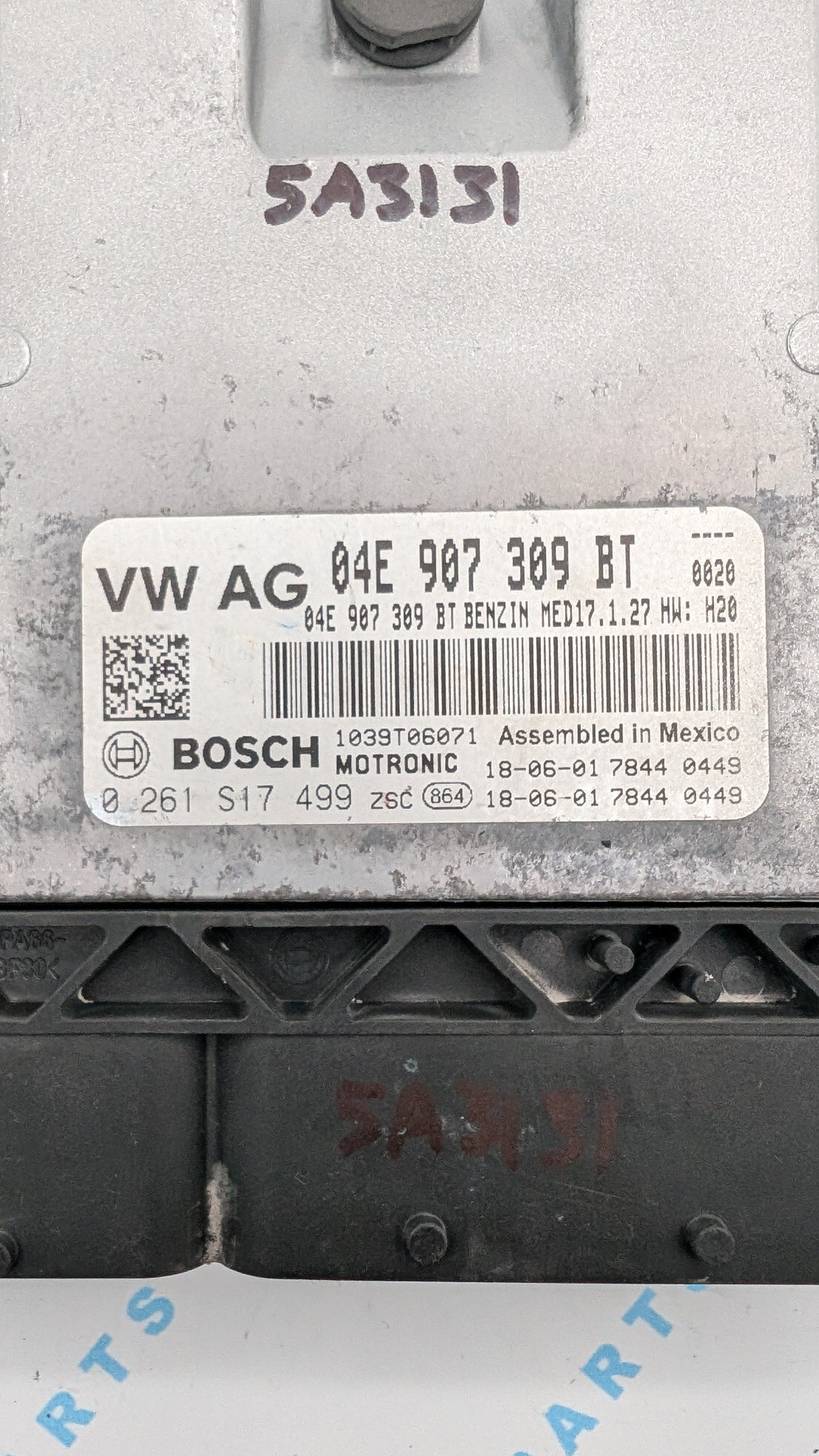 Used 2019-2020 Volkswagen Jetta Bosch MED17.1.27 / 04E907309BT ECU 0261S17499