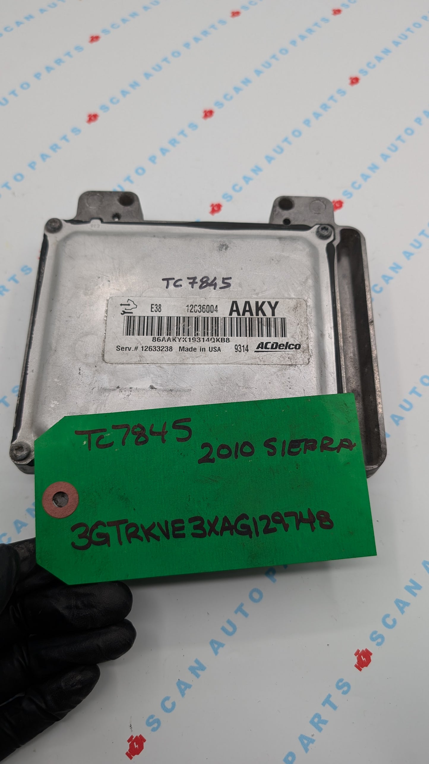 Used 2010 GMC Sierra ACDelco E38 12036004 ECU 12633238