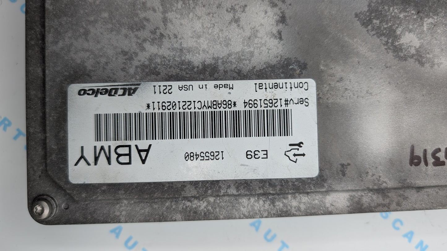 Used 2013 Chevrolet Impala ACDelco E39 12655480 ECU 12651994