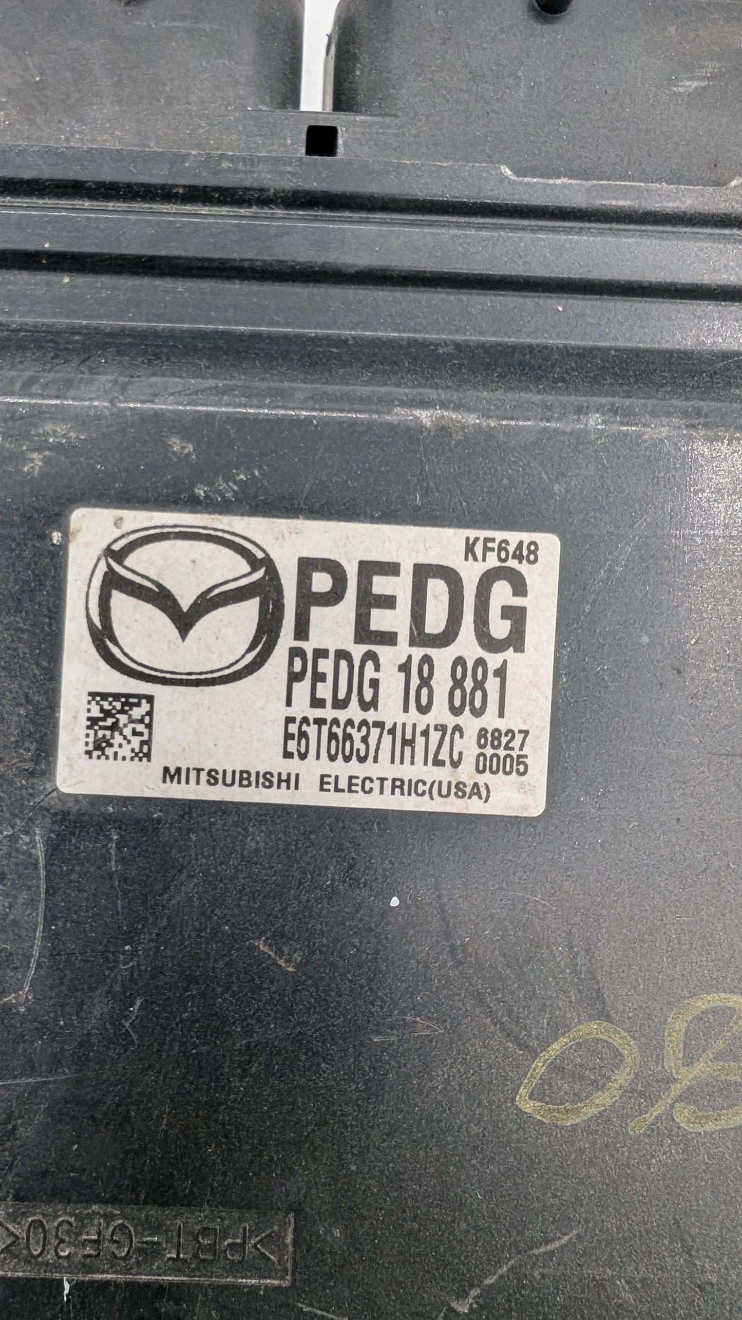 Used 2014 Mazda 3 Mitsubishi PEDG18881 ECU E6T66371H1ZC