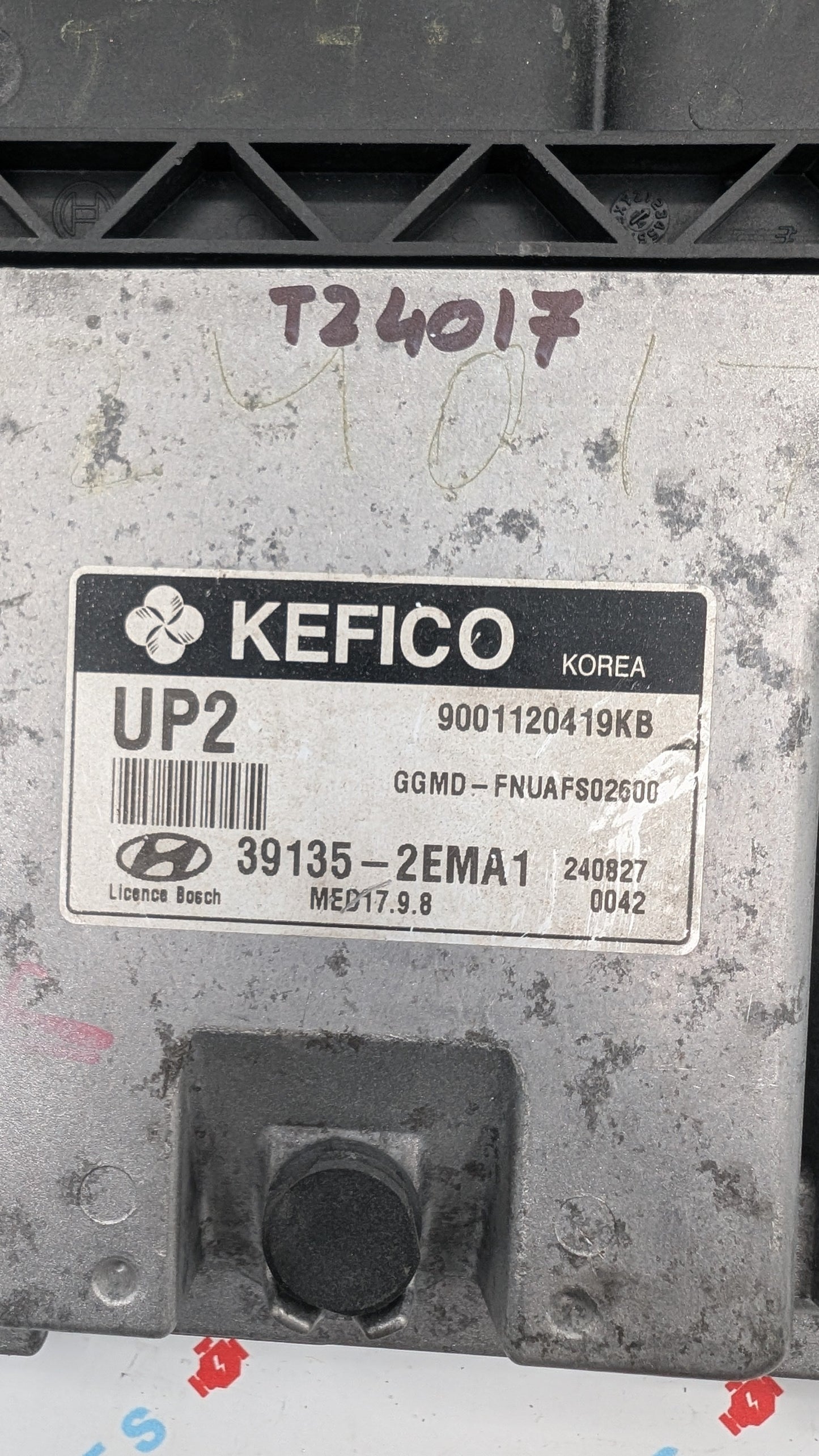 Used 2015 HYUNDAI ELANTRA KEFICO MED17.9 .8 / 39135-2EMA1 ECU 9001120419KB
