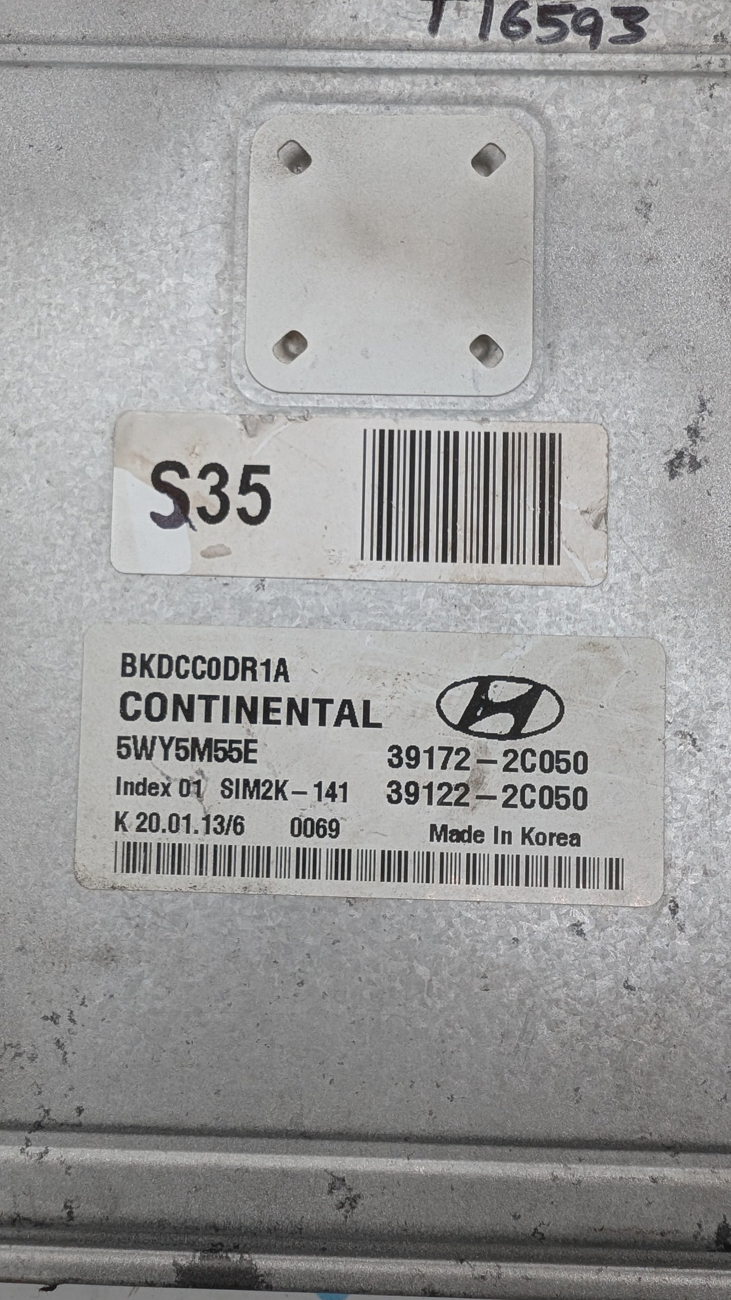 Used 2013 Hyundai Genesis Continental  SIM2K-141 / 39122-2C050 ECU 5WY5M55E