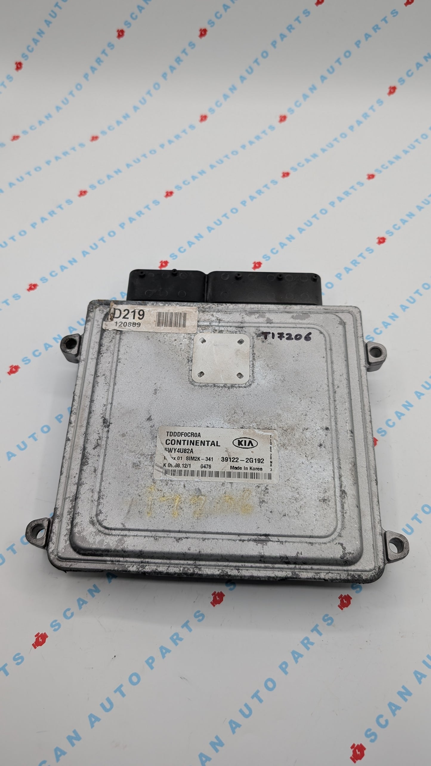 Used 2013 Kia Forte Continental  SIM2K-341 / 39122-2G192 ECU 5WY4U82A