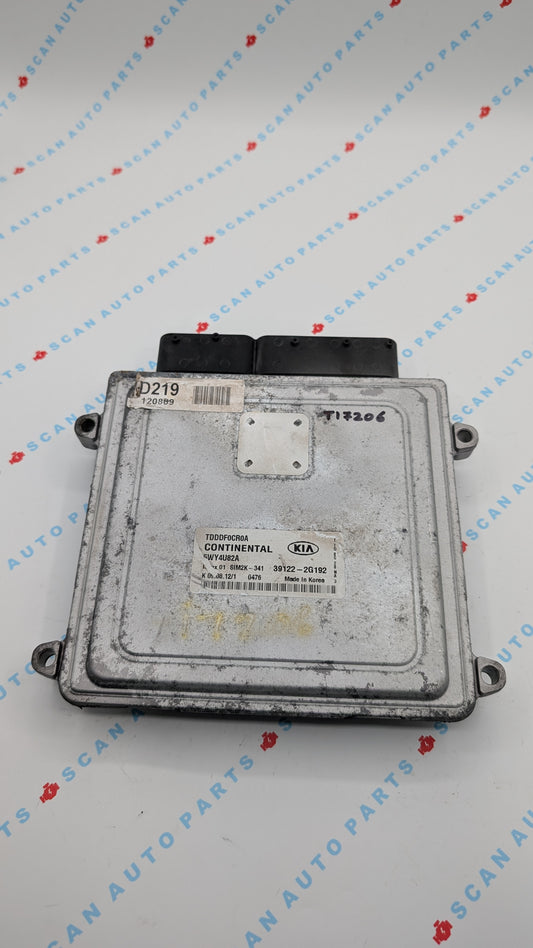 Used 2013 Kia Forte Continental  SIM2K-341 / 39122-2G192 ECU 5WY4U82A