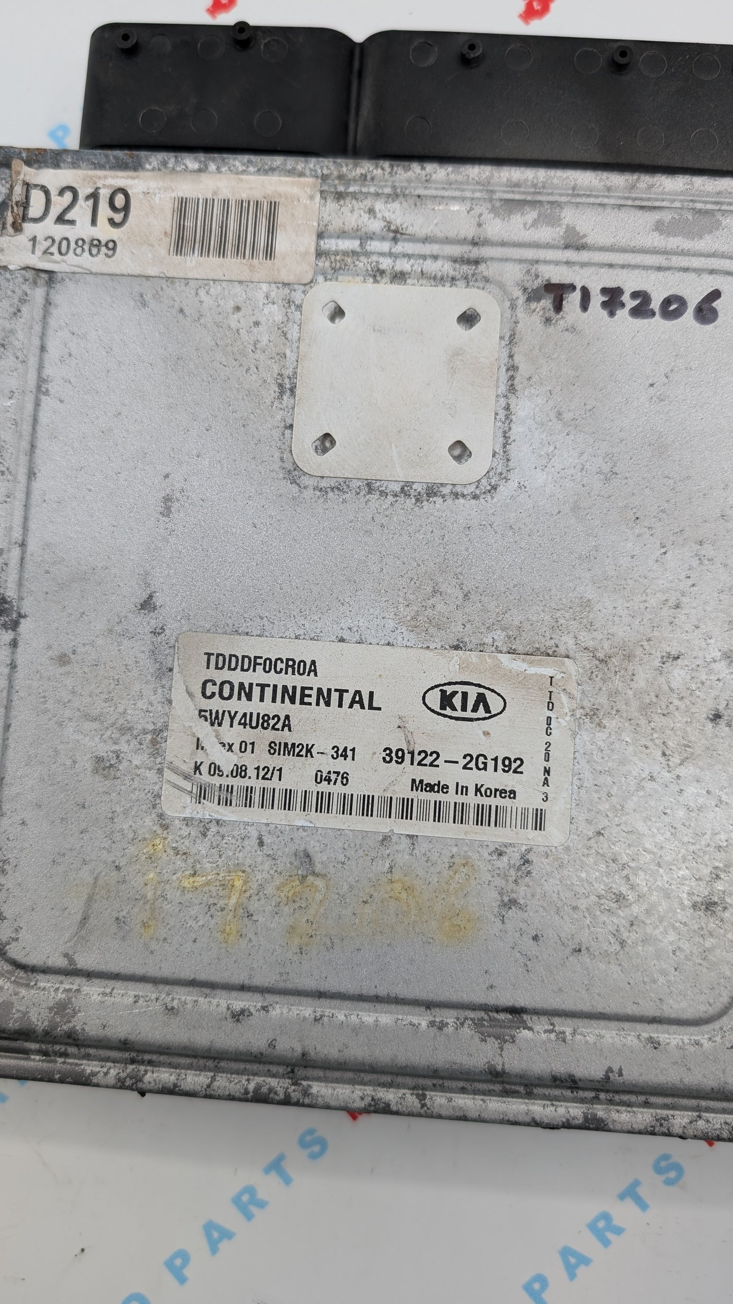 Used 2013 Kia Forte Continental  SIM2K-341 / 39122-2G192 ECU 5WY4U82A