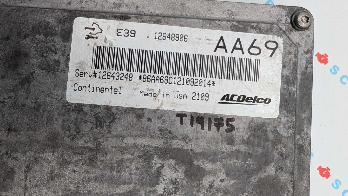 Used 2012 Chevrolet Equinox ACDelco E39 12648906 ECU 12643248