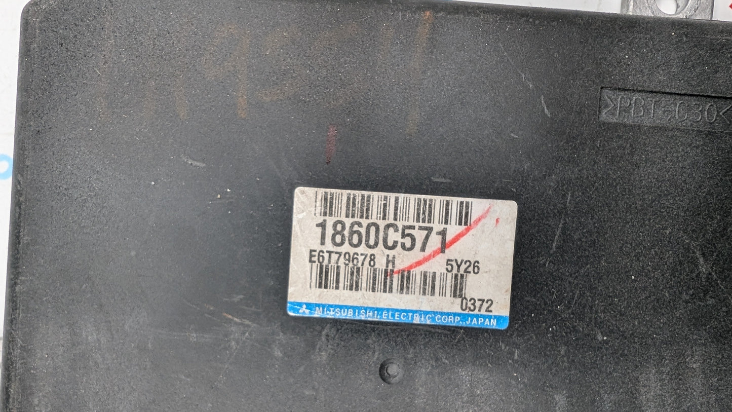 Used 2016 Mitsubishi Outlander Mitsubishi 1860C571 ECU E6T79678 H