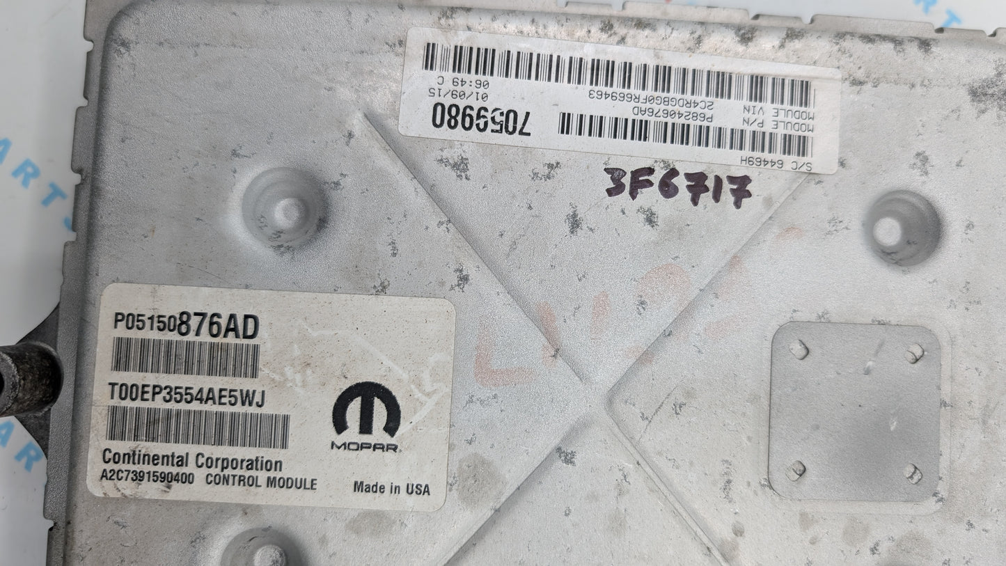 Used 2015 Dodge Caravan Continental  P05150876AD ECU A2C7391590400