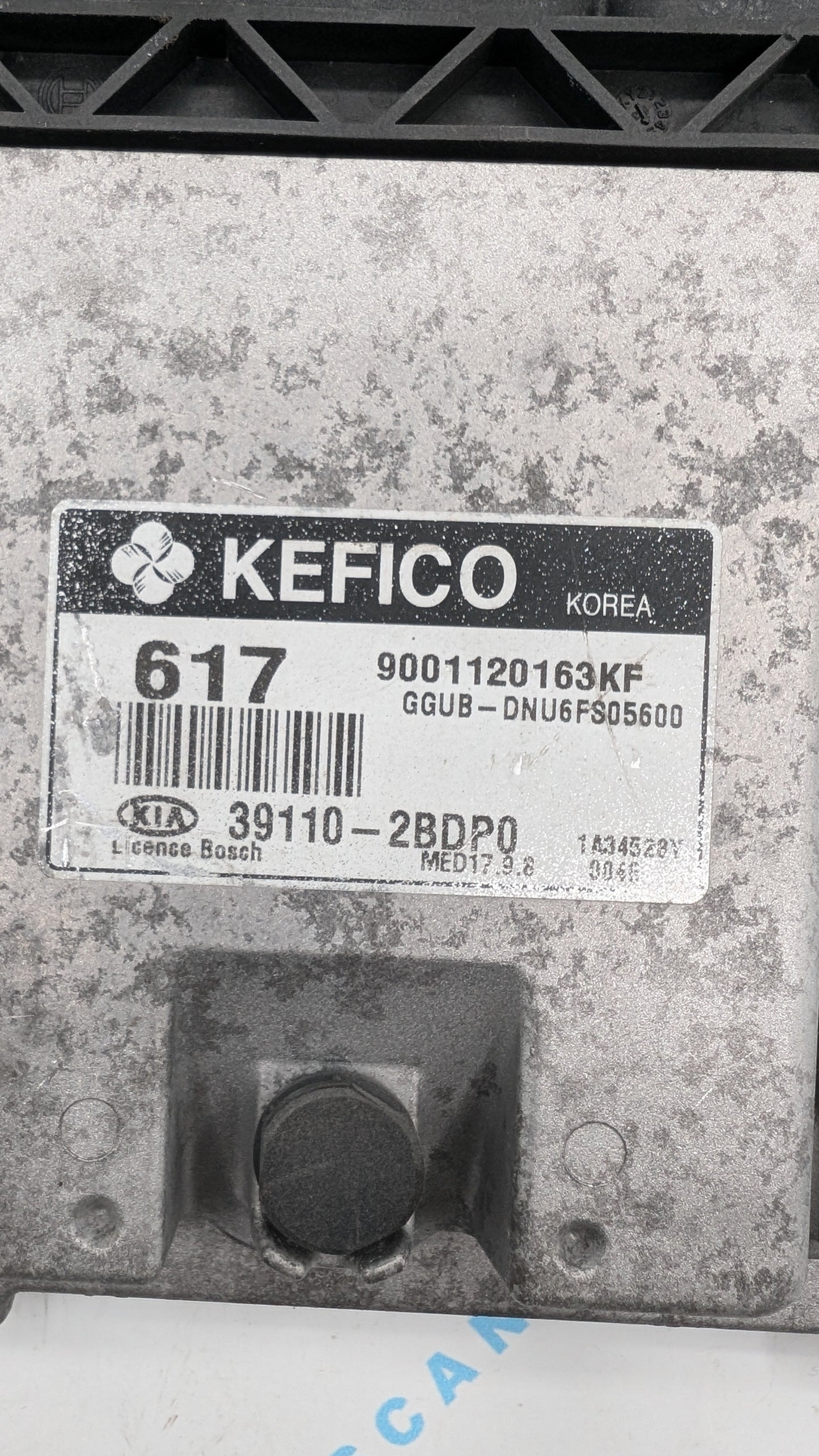 Used 2013 Kia Rio KEFICO 39110-2BDP0 / MED17.9.8 ECU 9001120163KF