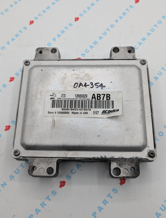 Used 2015 Chevrolet Sonic ACDelco E78 12669329 AB7B ECU 12668866