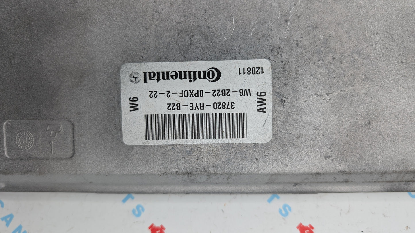 Used 2012 Acura MDX Continental 37820RYEB22 ECU 37820-RYE-B22