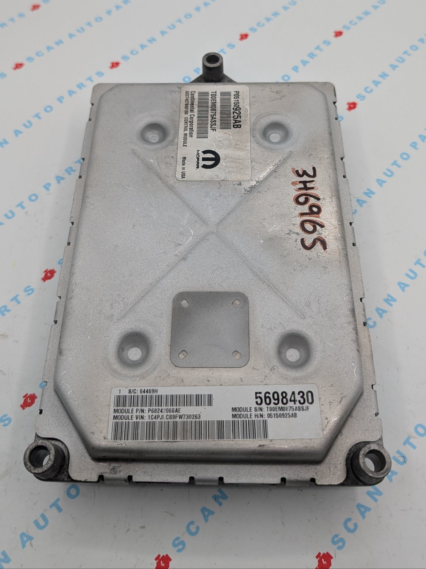 Used 2015 Chrysler 200 Continental  P05150925AB ECU P68242066AE