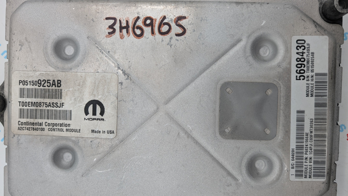 Used 2015 Chrysler 200 Continental  P05150925AB ECU P68242066AE
