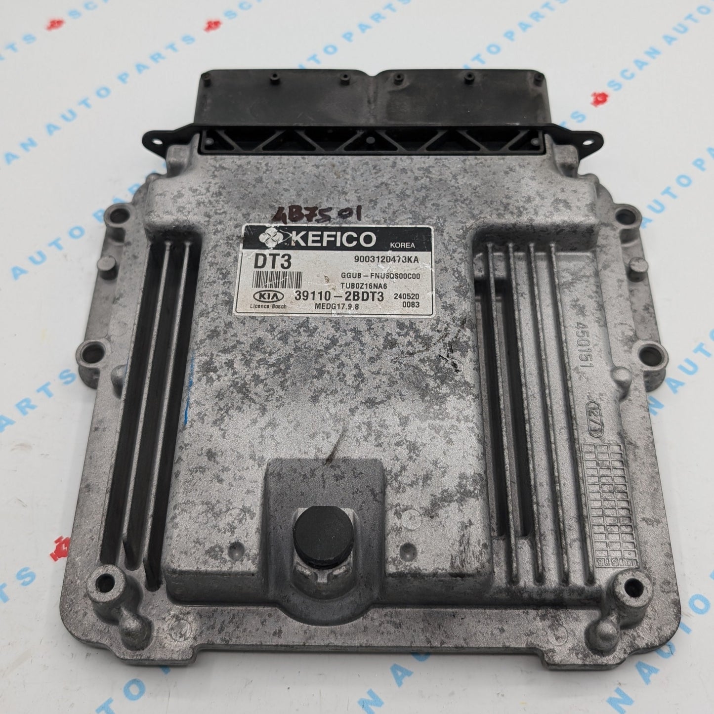 Used 2015 Kia Rio KEFICO MEDG17.9.8 / 39110-2BDT3 ECU TUB0Z16NA6
