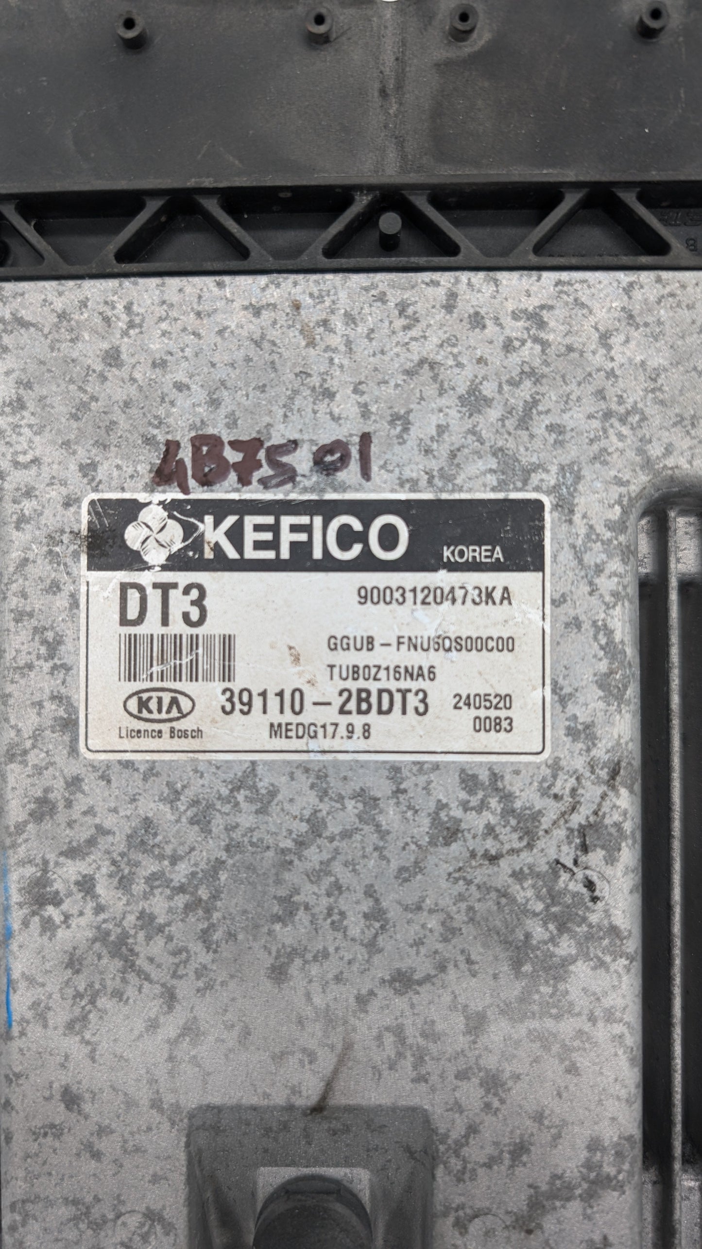 Used 2015 Kia Rio KEFICO MEDG17.9.8 / 39110-2BDT3 ECU TUB0Z16NA6