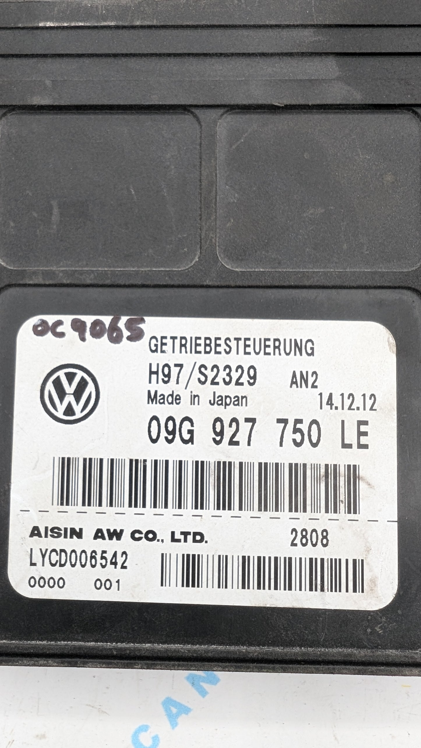 Used 2014 Volkswgen Jetta Transmission Control Module Volkswagen  ECU 09G927750LE